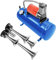 JJsdwin Druckluft Kompressor 12v, Luftkompressor mit 4-Rohr-Horn und Luftkanäle, Air Compressor für Auto, Fahrrad, Automotoren, 6L Tank, 150PSI, 23A