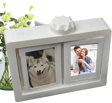 Album Della Cornice Fotografica Rotante - Display Per Immagini A Mano Mano, Ornamento Di Rotazione A 360 Gradi | Idea Regalo Per Decorazioni Per La Casa Creativa, Supporto Per Schede Di Memoria Multil