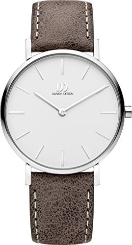 Danish Design Damen Analog Quarz Uhr mit Leder Armband IV12Q1231