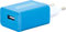 SCHWAIGER LAD300B 511 Ladegerät USB 2.0 A Ladeadapter für 230V Steckdosen Eurostecker Türkis Blau integriertes Multischutzsystem für Smartphones Tablet iPhone Samsung Galaxy Huawei LG Google Pixel