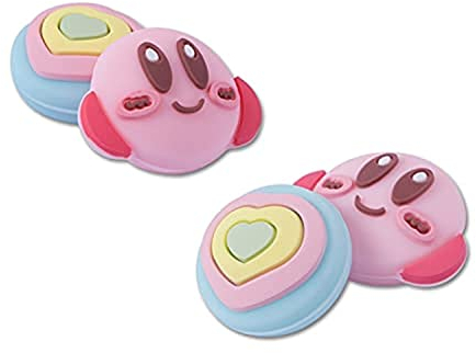 PERFECTSIGHT Switch Thumb Grips Caps, Cute Joystick Caps for Nintendo Switch Lite/OLED, 4 PCS Thumbstick Cover, Analog Stick Button Cover for NS Joycon Controller (Pink Kb)