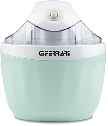 G3 Ferrari G20136 Vanilla Sorbetière 1 litre Préparation Glace 30 minutes, Vert Eau