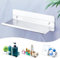 GGQ Wandregal Ohne Bohren, Edelstahl Schweberegal, Schwebendes wandregal, Kleines Regal Zum Kleben, Badezimmer Ablage, Bilderregal, Pflanzenregal, Wall Shelf für Schlafzimmer, Wohnzimmer, Küche, Büro