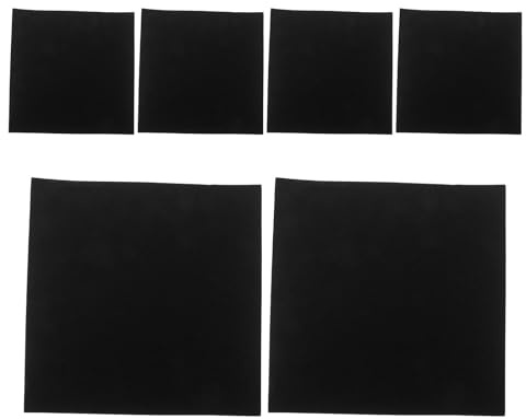 VILLCASE Cutting Board Sponge Adhesive Pad Can be Trimmed Cutting Board 6pcs Sponge Non-Slip Sticker Black Self-Adhesive Shock Absorbing