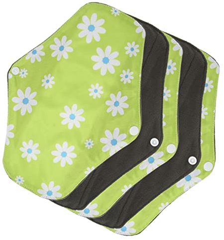 Waschbare Inkontinenzeinlagen, auslaufsichere hautfreundliche Inkontinenzeinlagen Leichte wiederverwendbare Menstruationseinlagen für Frauen für die Menstruation(M02)