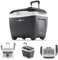 Peme Vital Nevera Eléctrica Portátil 50L – Refrigeración Termoeléctrica, Doble Alimentación 12V & 230V, Tapa con Doble Puerta, para Camping, Coche, con Asa y Ruedas