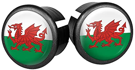Velox Flag Bar End Plugs, Wales