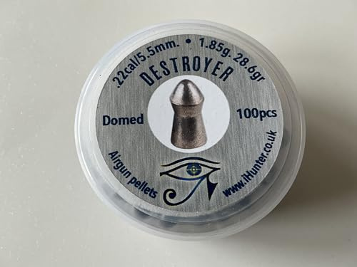 Destroyer .22/5.5mm Airgun Pellets (Qty 100) 28.6gr Comes with Pellet tin cover worth £4.99