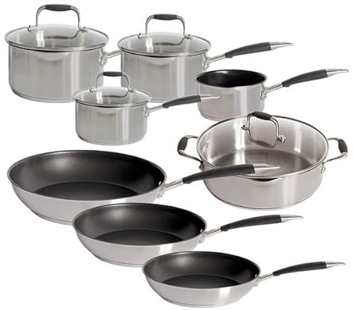 Stoven Soft Touch Induction 8 Piece Cookware Set