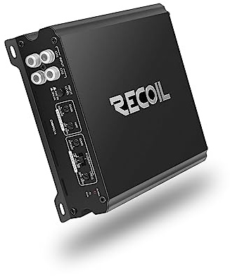Recoil DI800.4 amplificatore audio per auto a 4 canali in classe D a gamma completa , 1500 watt, 2-4 Ohm stabili, alimentazione a Mosfet, collegabile a ponte