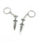 RWCCCRW Modeschmuck Schlüsselanhänger Schlüsselanhänger Tür Auto Schlüsselanhänger Ring Kette Lieferant Versorgung Großhandel Bulk Lots F1WC1 Dolchmesser
