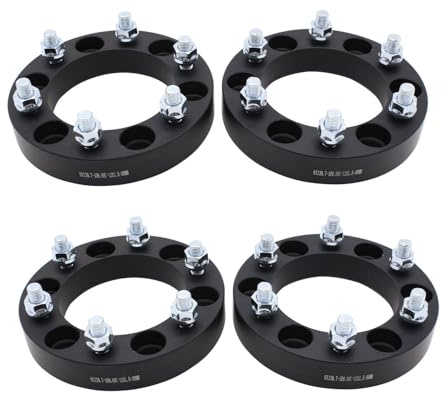 4 PCS/SET SHLPDFM Black Aluminium Wheel Spacers 4 x 30mm 6 Stud 6x139.7mm PCD Fits for Toyota Land Cruiser Hilux 6 Mitsubishi L200