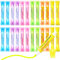 VICHOS 24Pcs Mini Textmarker Kinder, Textmarker Mitgebsel Kindergeburtstag 5 6 7 8 910 Jahre, Textmarker mit Zwei Enden als Give Aways Kindergeburtstag