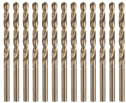 QUARKZMAN 13 stycken metallborrar, Ø 5,6 mm M35 HSS spiralborr