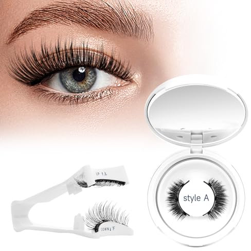 Higu clace Magnetische Wimpern,Magnet Wimpern Ohne Eyeliner,Magnetische Wimpern mit Applikator,Wimpern Magnetisch Natürlicher Look,Kein Kleber erforderlich Wimpern Magnetic(8A)