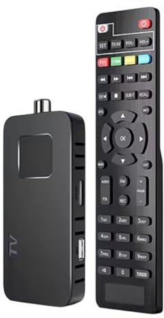 H.265 HEVC DVB-T2/C TV Receiver - U8mini Digital Decoder | 1080P HD Mini Terrestrial Tuner Box | 10Bit HEVC | WiFi Support | Freeview Set Top Box for Europe