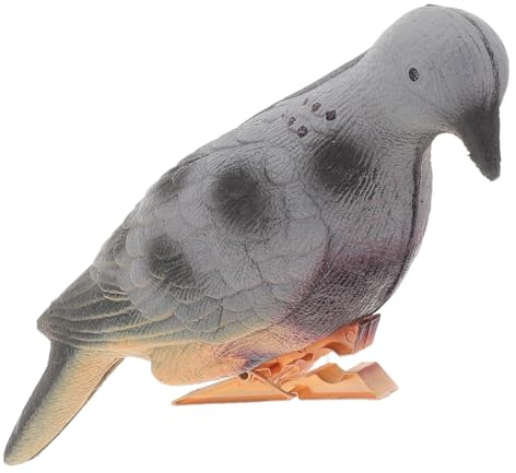 ABOOFAN Statue de pigeon en mousse 3D cible de tir à l'arc pour la chasse, figurine réaliste de pigeon comme cible d'exercice pour débutants et avancés, cible légère pour entraînement en plein air, 1