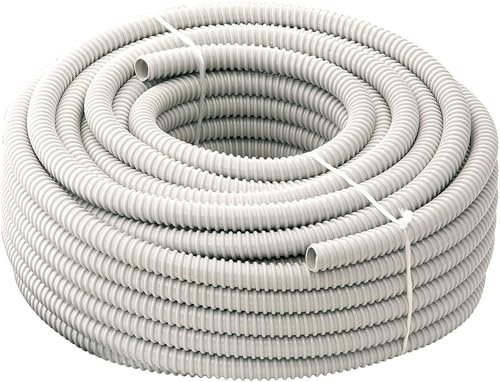 Tubifor Tubo Guaina Spiralata Flessibile Isolante Ondulata in Pvc per impianti elettrici matassa da 30 metri TFG (Diametro 12 mm)