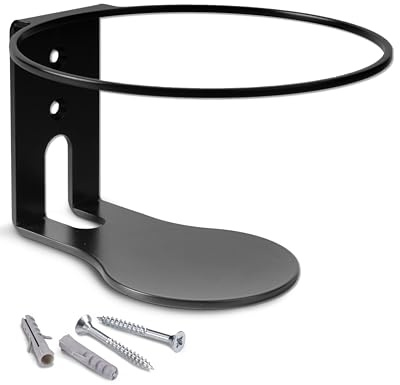 SX-Concept® - Homepod Soporte de pared | para Apple Homepod y Homepod 2 | Óptima estancia y ahorro de espacio | Variante recta | Fabricado en Alemania negro
