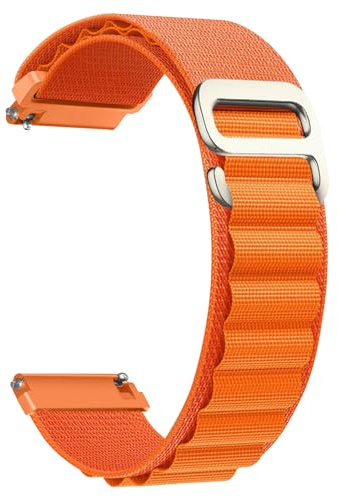 CeiBand Alpine Loop nylonarmband kompatibelt med 20 mm 22 mm, G-krok rostfritt stål metallspänne sport klockarmband män kvinnor ersättningsband för 20 mm 22 mm