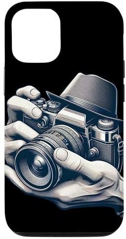 Vintage Analog SLR Camera Art Photographer Film Case for iPhone 15