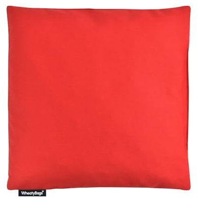 Cherry Stone Square 23cm Heat Pack - (Cotton Fabric - Red with Lavender)
