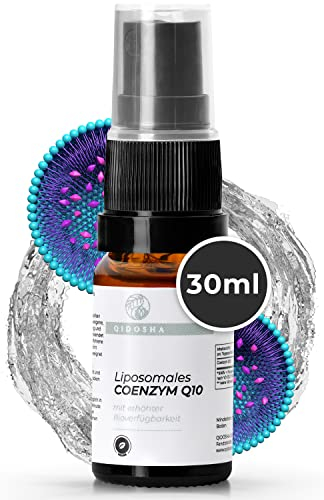 QIDOSHA® Coenzym Q10 Bio+ Premium-Mundspray, liposomales Coenzym Q10 hochdosiert mit signifikant erhöhter Bioverfügbarkeit, natürlicher Orangengeschmack, vegan