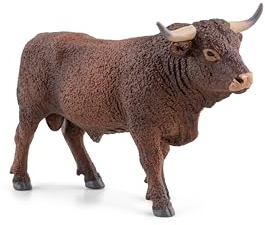 Papo - Dipinto a mano - Figura di animale - Toro Salers - 51186 - Fattoria - Da collezione - Per bambini - Adatto per ragazzi e ragazze - Dai 3 anni
