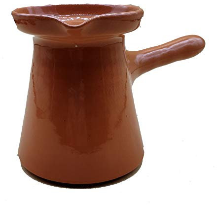 Cafetière turque ottomane en terre cuite - Artisanat Manuel 1512201201 Maroc Tunisie Ethnique du Monde