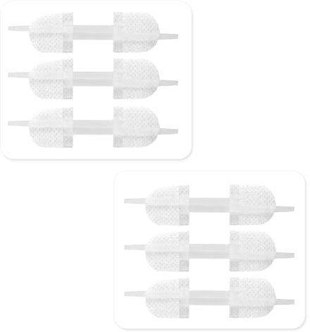 6 Stücke Wundnahtstreifen, Wundnahtstreifen Strips Klammerpflaster, Selbstklebende Bandagen, Notfall Wundverschluss, für Camping, Überleben in der Wildnis und Haushaltsgeräte Wundverschlussbandage