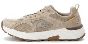 camel active Herren Low-Top Sneaker, Männer Halbschuhe,Wechselfußbett,Business,Freizeit,straßenschuhe,Strassenschuhe,Taupe,43 EU