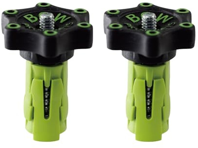 BOW Products Expandable Bench Dog Clamps - Fits Dog Tables & Holes - 2 Pack