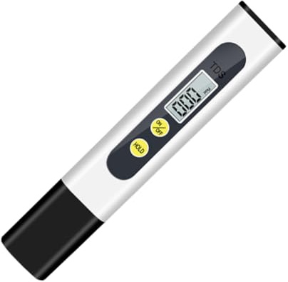 TDS Testeur de Qualité de l'eau Digital Mètre, Test Dureté de l'eau, Test eau aquarium, pour l'industrie Domestique Hydrothérapie, 0-999 PPM, pour Les Aquariums, Piscines, Étangs et Eau Potabl