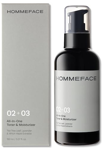 HOMMEFACE Men’s All-In-One Face Toner & Moisturizer, 5.07 oz - Lightweight