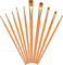 Vicloon Pinceau de Peinture à l'huile,10Pcs Pinceaux de Peinture Peinture Acrylique,Brosse de Peinture,Cadeaux Anniversaire pour Débutant Artiste Enfant