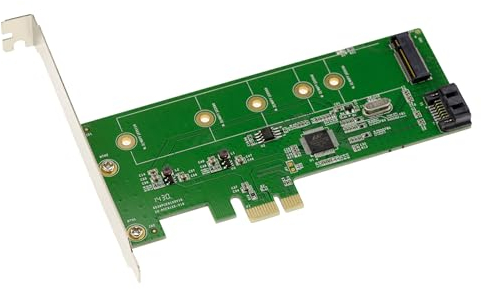 KALEA-INFORMATIQUE Tarjeta controladora PCIe híbrida para unidades SSD SATA M2 y discos duros SATA. Modo RAID 0, 1 e Hyperduo. Chipset Marvell 88SE9130