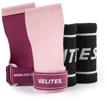 Velites I Strade Quad Ultra Senza Magnesio I per Atleti di Crosstraining o Ginnastica I Migliora i Tuoi Risultati e Ottieni I Tuoi Obiettivi I Taglia XL I Colore Rosa.
