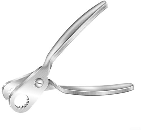 Getdoublerich Snail Tail Cutting Tool, Stainless Steel Snail Tail Removal Tool, Snail Scissors Household Labor-saving Snail Tail Removal Tool Multifunctional Kitchen Tool