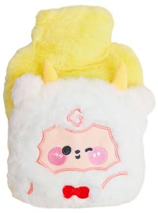 Heating Water Bottle - Plush Animal Warmer, Warm Heat Cover, 5.31x7.87 Inches Soft and Warm Abdomen Neck Shoulder Leg Hand | Portable Hot Compress, comodi