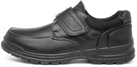 Trux Craig Boys Black Shoe Size 8 to Adult Size 6 - Size 11 Child UK - Black
