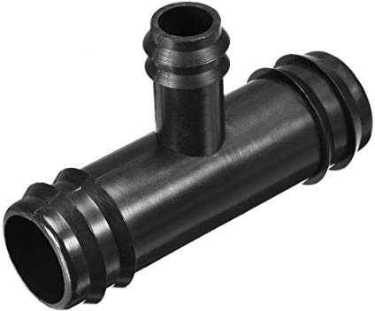 sourcing map Lengüeta Goteo Conector T Tubo 16/25 Montaje Manguera para Jardín Agrícola Riego Sistema Plástico 15pcs