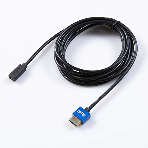 SlimHDMI Male HDMI (A) - Female Micro HDMI (D) 2.5m