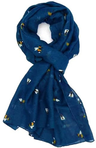 GFM® Schal mit Bienen-Aufdruck, BE-18-GHNL-BLue, One size
