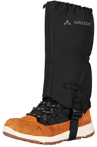 VAUDE Kinder Gamaschen Kids Gaiter II, robust und wasserdicht, Black, Einheitsgröße