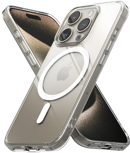 Ringke Fusion Magnetic per Cover iPhone 15 Pro - Clear