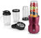 KOCHWERK Smoothie Maker 12-tlg | To-Go Deckel & 4 Mixbehälter | Für Obst, Gemüse & Nüsse | Mit Ice-Crush Funktion | Mini-Standmixer zum Mixen, Rühren, Zerkleinern, Mahlen, Hacken & Pürieren | BPA-Frei