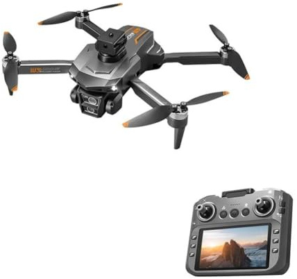 Triple battery,lu30 drönare professionell 8k gps borstlös hd kamera drönare 4,5' skärm fjärrkontroll flygfotografering hinderundvikande drönare