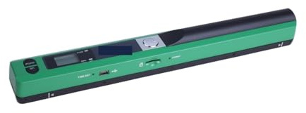 Caméra de Documents Scanner de Documents portatif, Scanner de Photos de fichiers de Livres A4 Couleur HD 900DPI, Prise en Char des formats JPEG et CPF(Groen)