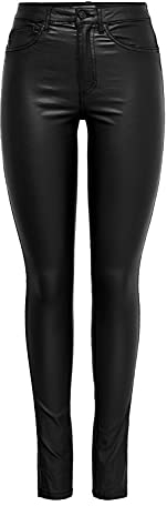 ONLY Female Kunstlederhosen ONLROYAL Skinny Fit Kunstlederhosen