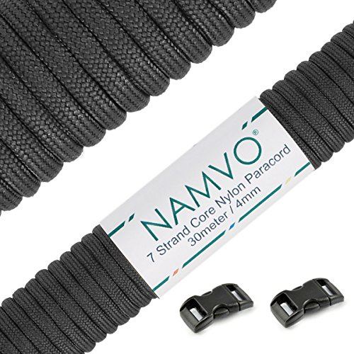 Namvo 550 fallskärmslina typ III, 7 trådar, total längd 30 meter, enfärgad BZ00194